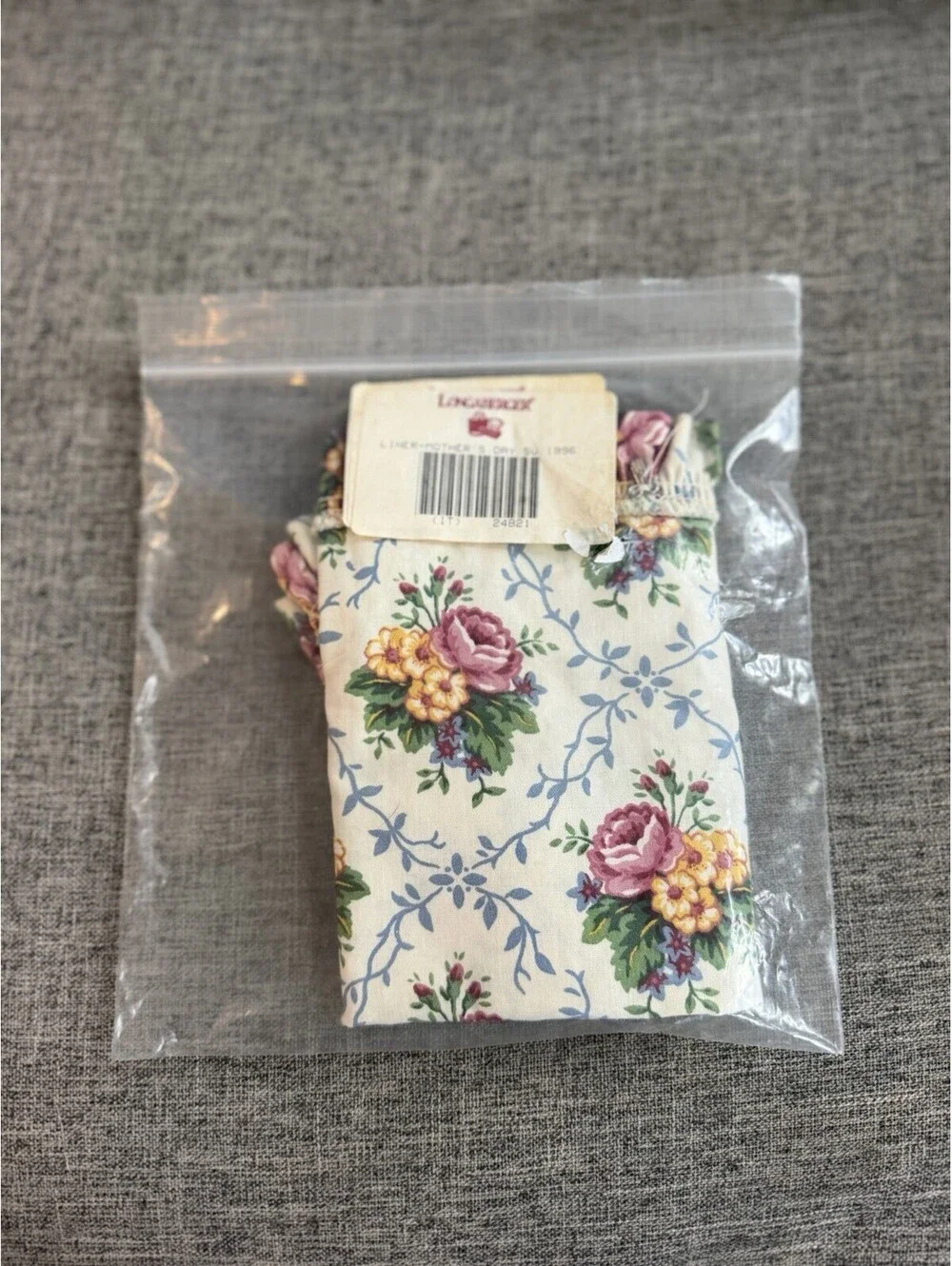 Longaberger 1998 Mothers Day Basket Liner In Garden Splendor New In Package